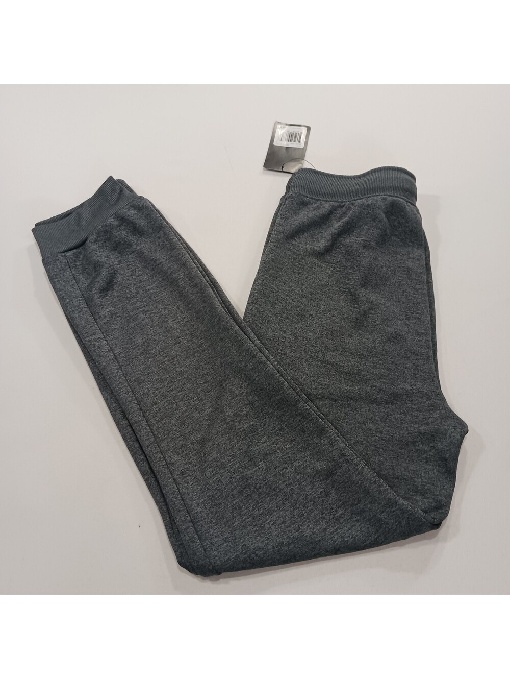 Hurley Boys Heather Gray Drawstring Jogger Pants Logo Size L (12-13 Years)